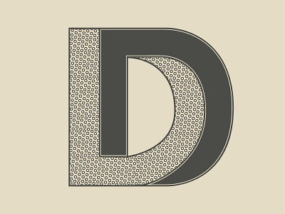 #Typehue Week 4: D d letter optical illusion type typehue typehuepurist typography
