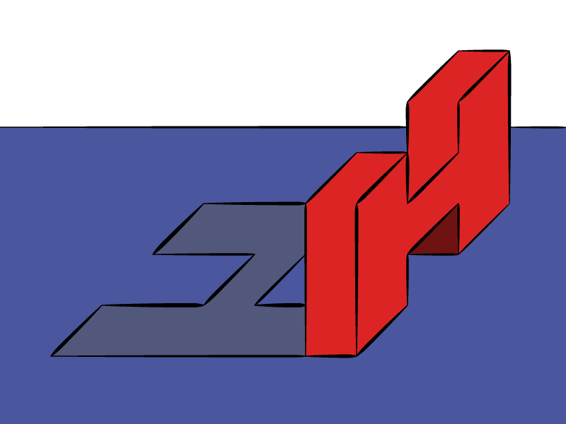 #Typehue Week 8: H toon typography typehue type letter h