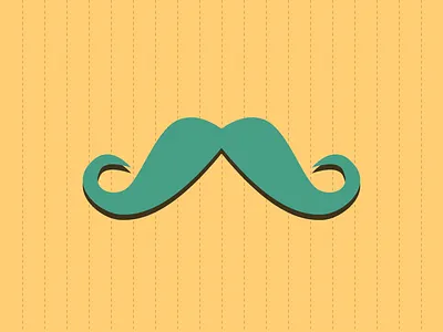 #Typehue Week 13: M illustration letter m moustache type typehue