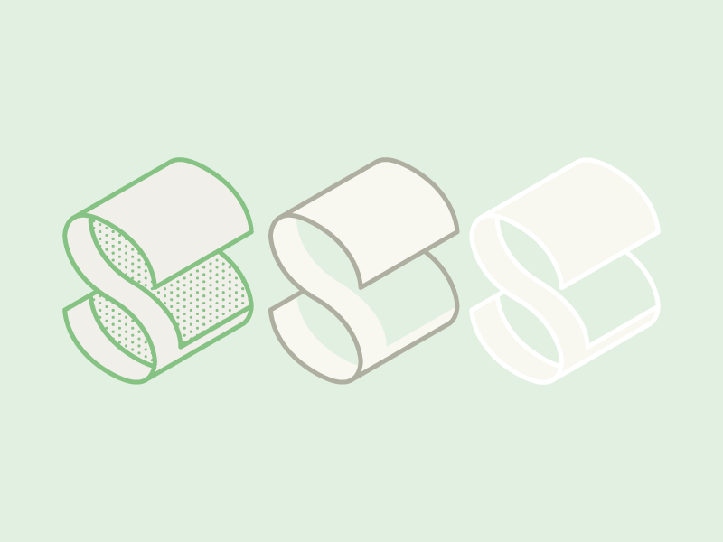 Shopanalyst Logo shaded cell s isometric logo