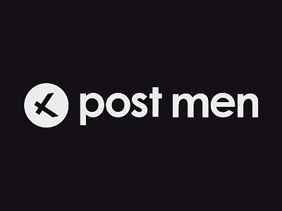 Post Men identity logotype post production