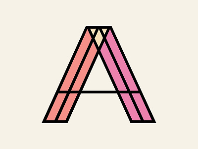 A a design letters type typography