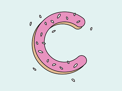 C c design letters type typography