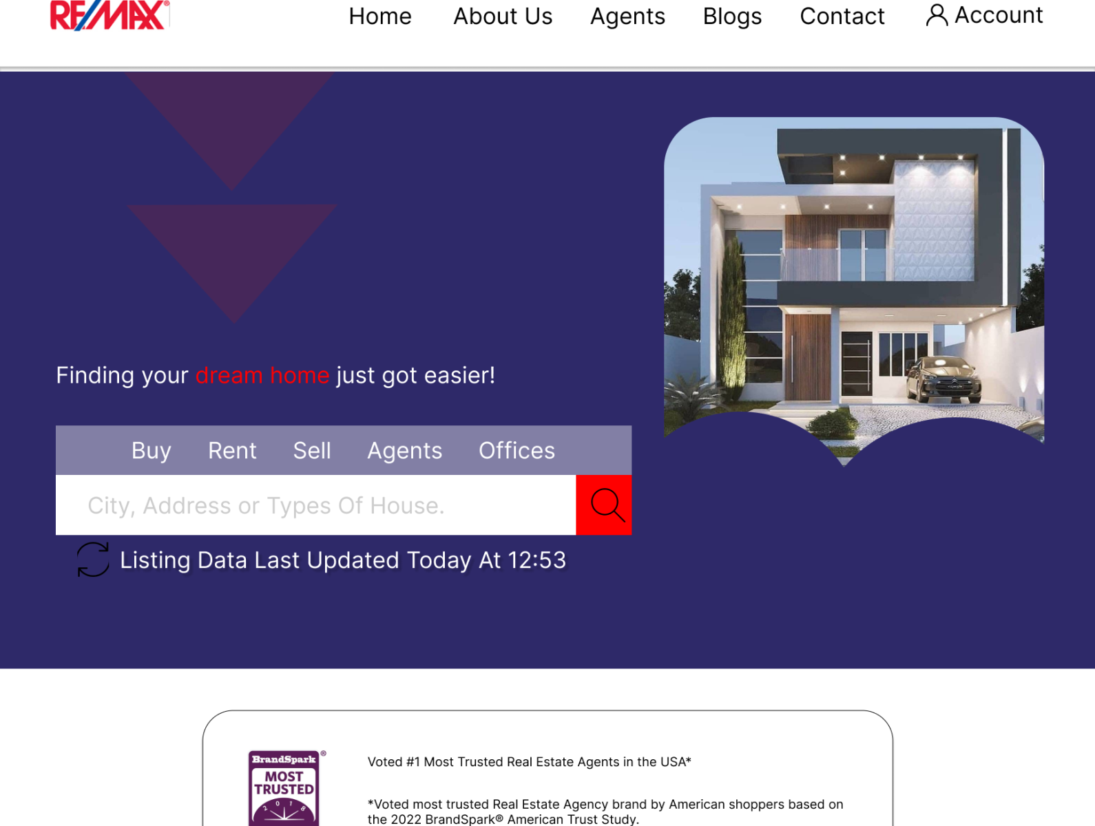 Dream Website Design Of A RE/MAX Real Estate Company by Aayush Neupane ...