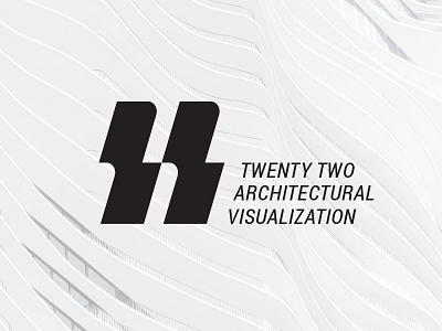 22 Architectural Visualisation 22 architectural visualisation branding logo mark