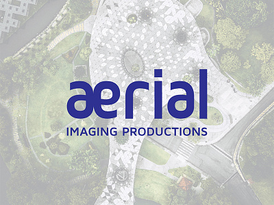 Aerial - drone service provider drone logo