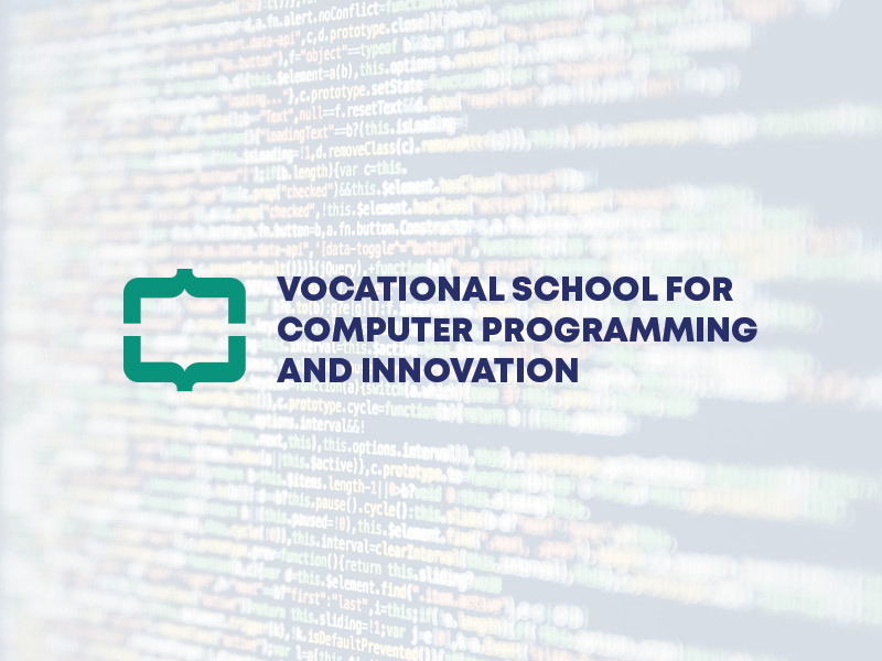 Programming School Logo branding logo code school