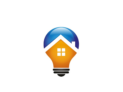 Creative Home Bulb bulb design graphic design home illustration logo vector