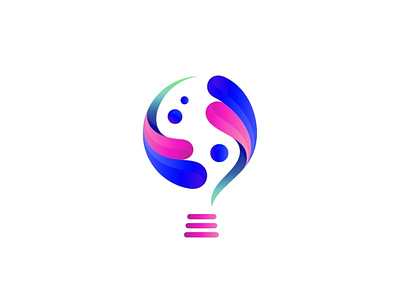 Creative Harmony Bulb design graphic design harmony illustration logo vector