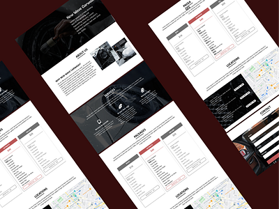 Car-Wash Website Mockup