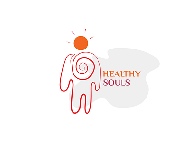 Logo Design for the "Healthy Souls" branding design health icon logo psychology typography