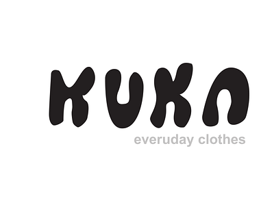 Logo design for "Kuka" fashion Boutique branding design flat icon illustration logo minimal poster art typography vector