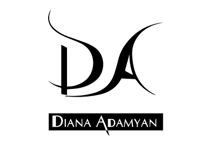 Logo design for "Diana Adamyan" Hair loft branding design hair hair salon hairdresser hairstyle icon illustration logo minimal typography