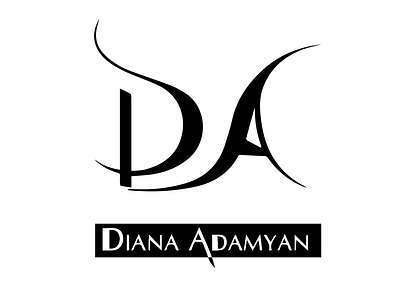 Logo design for "Diana Adamyan" Hair loft