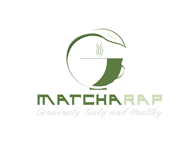 Logo design for "Matcharap" branding design digital flat icon illustration logo minimal typography web