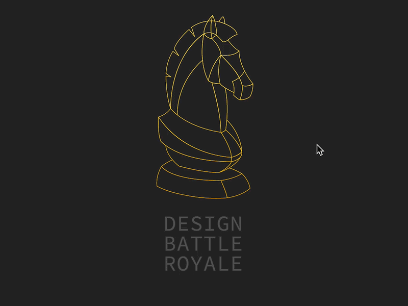 Design Battle 2014 - Interaction animated battle design gif horse interaction interactive nclud royale yellow