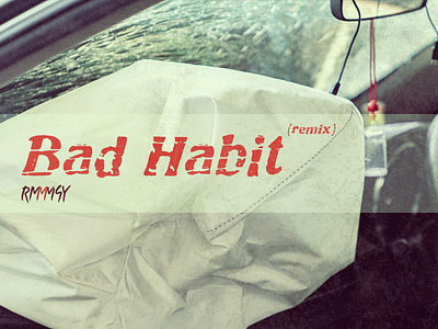 Bad Habit cover art graphic design music