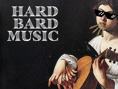 Hard Bard Music - Single Cover album bard cover dnd dungeons and dragons music