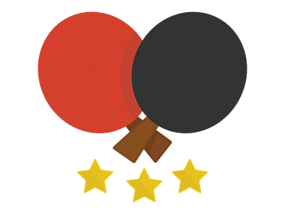 TableTenn.is logo - WIP black branding logo paddles ping pong red stars table tennis