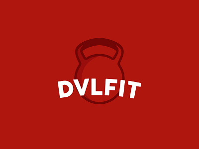 DVLFIT logo fitness gym logo workout