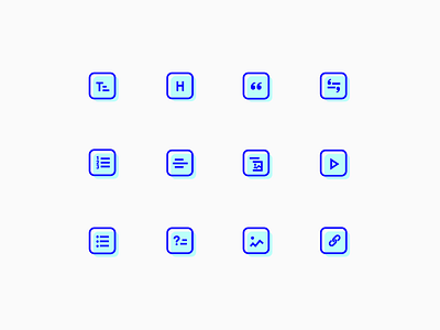 Text Formatting Icons design header icons illustration link quote text ui ux web