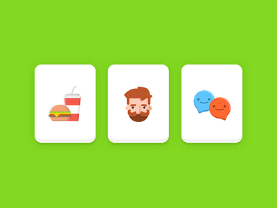Deck covers for eTabu app card cover deck etabu food game icon illustration people proverb ui