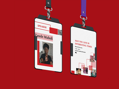 exhibition design/ID card branding graphic design