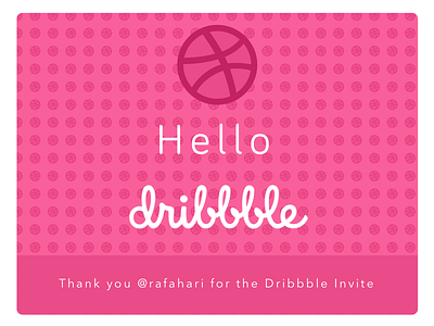 Hello Dribbble