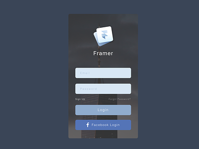 Framer Login Concept framer framer js framer login framer login concept login login concept login idea