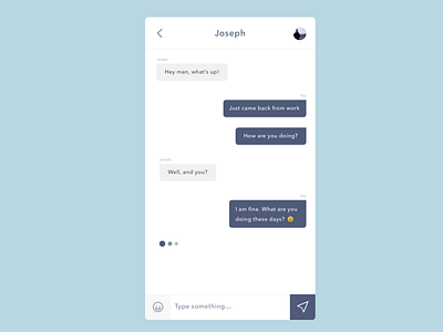 Daily UI #07 Chat chat chat app chat ui conversation daily ui messages ui