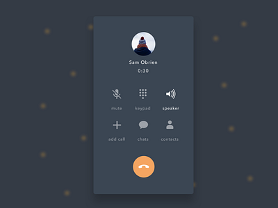 Design #01 - Call 35 designs call calling app chat conversation design speak