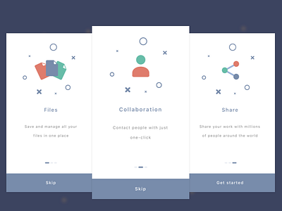 Design #03 - Walkthrough 35 designs collaboration design files onboarding share tutorial walkthrough