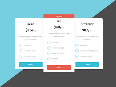 Pricing Table price pricing pricing table shop table