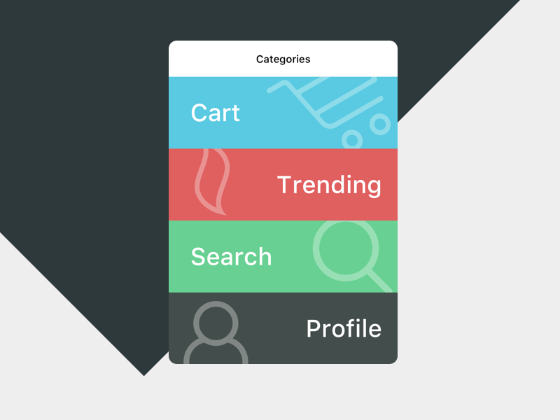 Categories By AR Ehsan On Dribbble