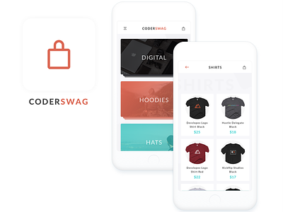Coderswag - Shopping app coderswag e-commerce goods market shop shopping shopping app shopping cart