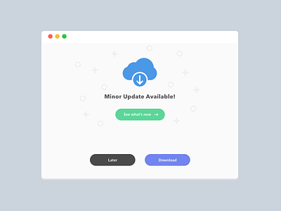 MINOR UPDATE! card view download download new update minor update new update ui update update available ux