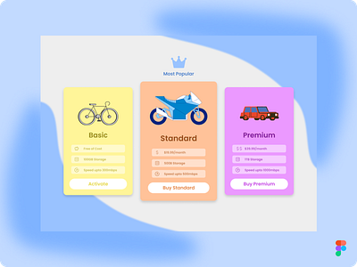 DailyUI Challenge Day 030 - Pricing #Day030 #DailyUI 1440 30 branding colorful concept daily dailyui dailyui challenge day 030 day 30 design figma illustration plans pricing ui uidesign ux web