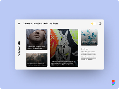 DailyUI Challenge Day 051 - Press Page #Day051 #DailyUI 051 article articles concept daily daily ui dailyui day 051 design figma news page press publication release ui uidesign ux web