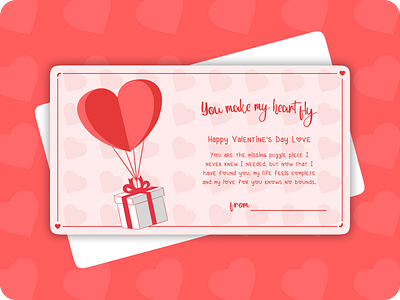 Valentine's Day Cute Card Design