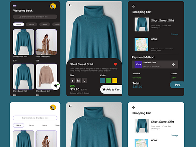 A fashion e-commerce mobile application design