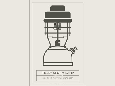 VHD Poster 1 of 5` depot hiking lamp lantern poster tilley vhd vintage