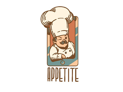Appetite app appetite cook deviangread illustration logo mobile restaurant