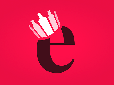 Enoarquía symbol blog brand branding crown logo symbol wine
