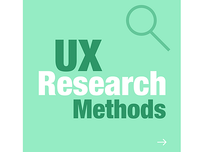 Research Methods Carousel cover branding design research social media social media design user experience ux visual design
