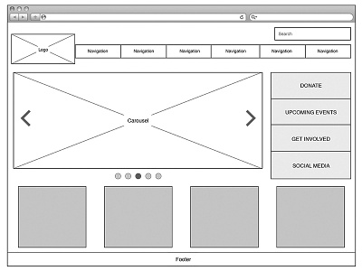 Coco Home Wireframe V2 home page interaction mockups responsive website design user experience ux visual design wireframes