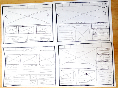 Coco Sketches Edit design iteration sketches ui ux website