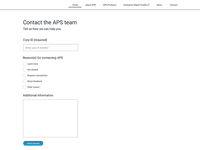 appily contact form