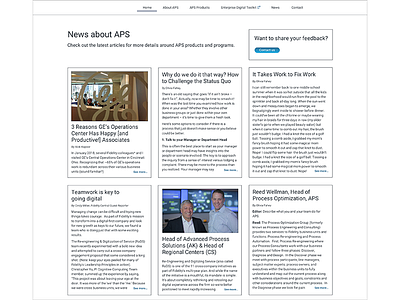 Aps News Med desktop iteration mockup sketch ux design website design