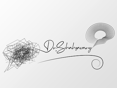 "Dr. Shahsavary" Psychology Ph.D. branding design graphic design illustration logo logo design psychiatrist psychology typography vector