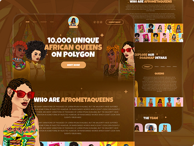 African Queens NFT Collectibles best nft website best nft website design best nft website designer erc721 nft nft development company nft marketplace nft marketplace design nft marketplace development nft mint website nft minting nft minting dapp nft smart contract nft smart contract development nft website development top nft website designer